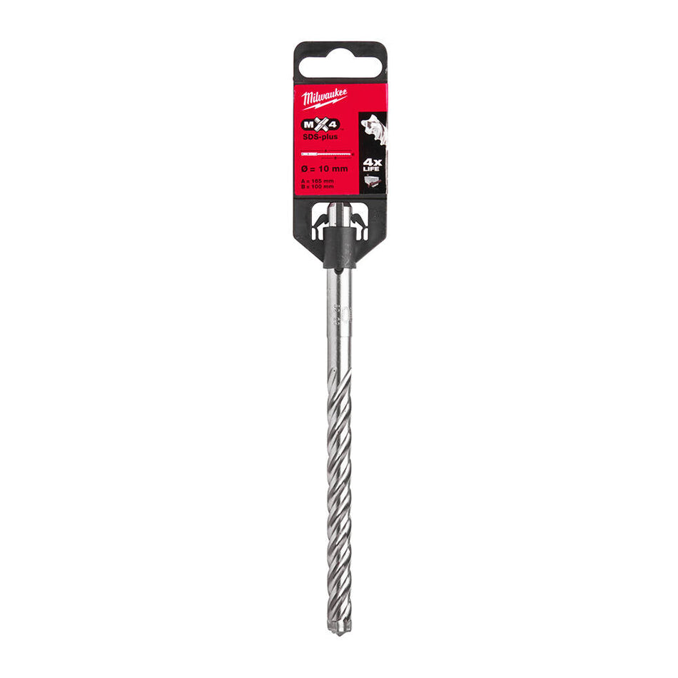 Milwaukee 4932352026 10x160 mm SDS-Plus MX4 Serisi 4 Elmaslı Matkap Ucu