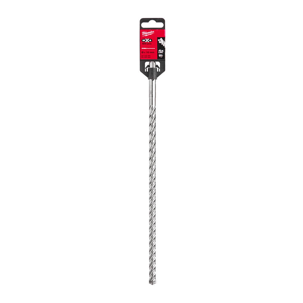 Milwaukee 4932352029 10x310 mm SDS-Plus MX4 Serisi 4 Elmaslı Matkap Ucu