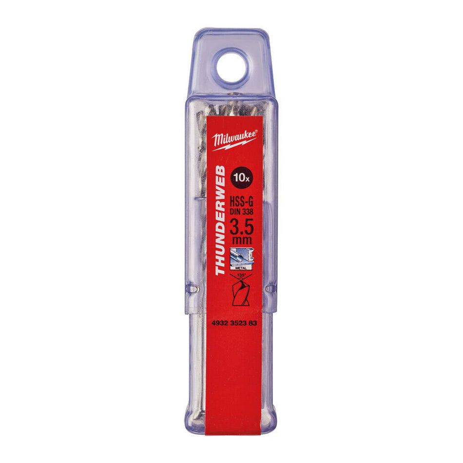 Milwaukee 4932352383 3.5x70 mm Thunderweb Serisi Metal Matkap Ucu