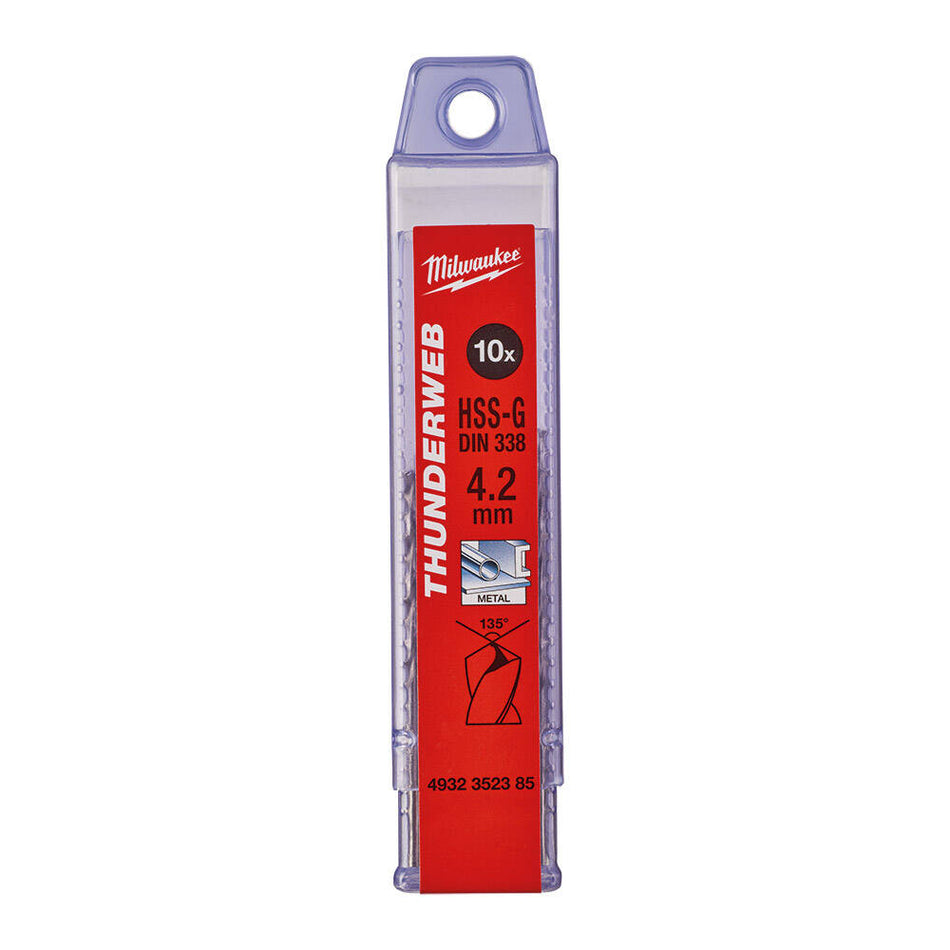 Milwaukee 4932352385 4.2x75 mm Thunderweb Serisi Metal Matkap Ucu