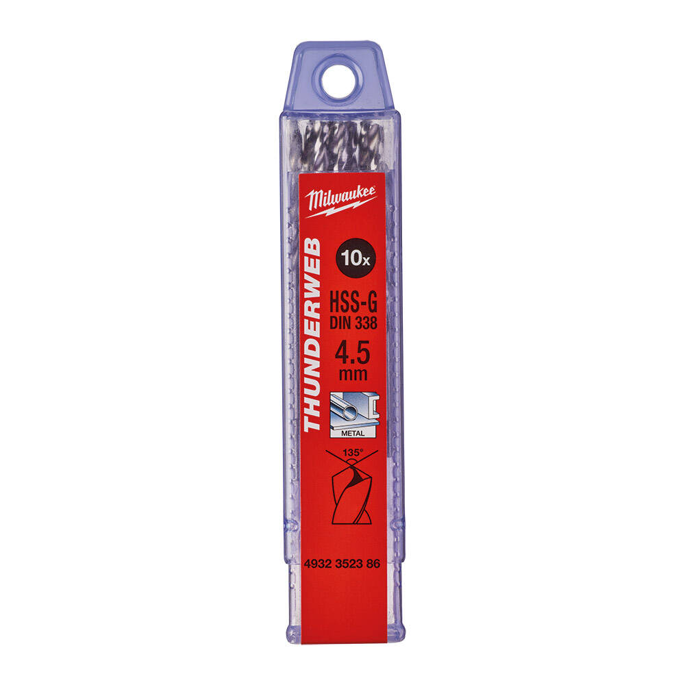 Milwaukee 4932352386 4.5x80 mm Thunderweb Serisi Metal Matkap Ucu