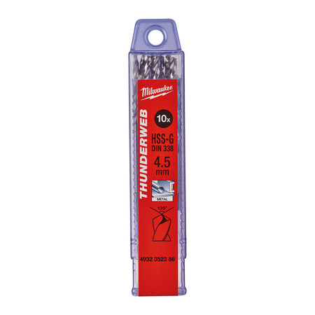 Milwaukee 4932352386 4.5x80 mm Thunderweb Serisi Metal Matkap Ucu