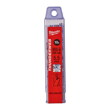 Milwaukee 4932352389 5.5x93 mm Thunderweb Serisi Metal Matkap Ucu