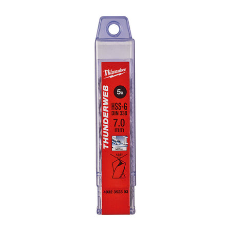 Milwaukee 4932352393 7.0x109 mm Thunderweb Serisi Metal Matkap Ucu