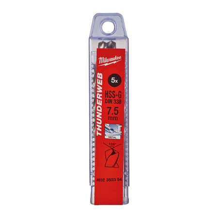 Milwaukee 4932352394 7.5x109 mm Thunderweb Serisi Metal Matkap Ucu