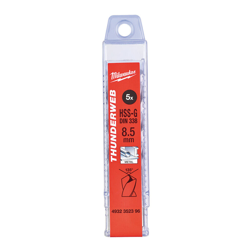 Milwaukee 4932352396 8.5x117 mm Thunderweb Serisi Metal Matkap Ucu
