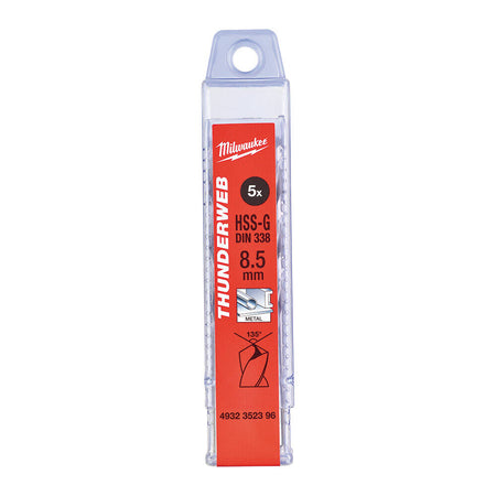 Milwaukee 4932352396 8.5x117 mm Thunderweb Serisi Metal Matkap Ucu