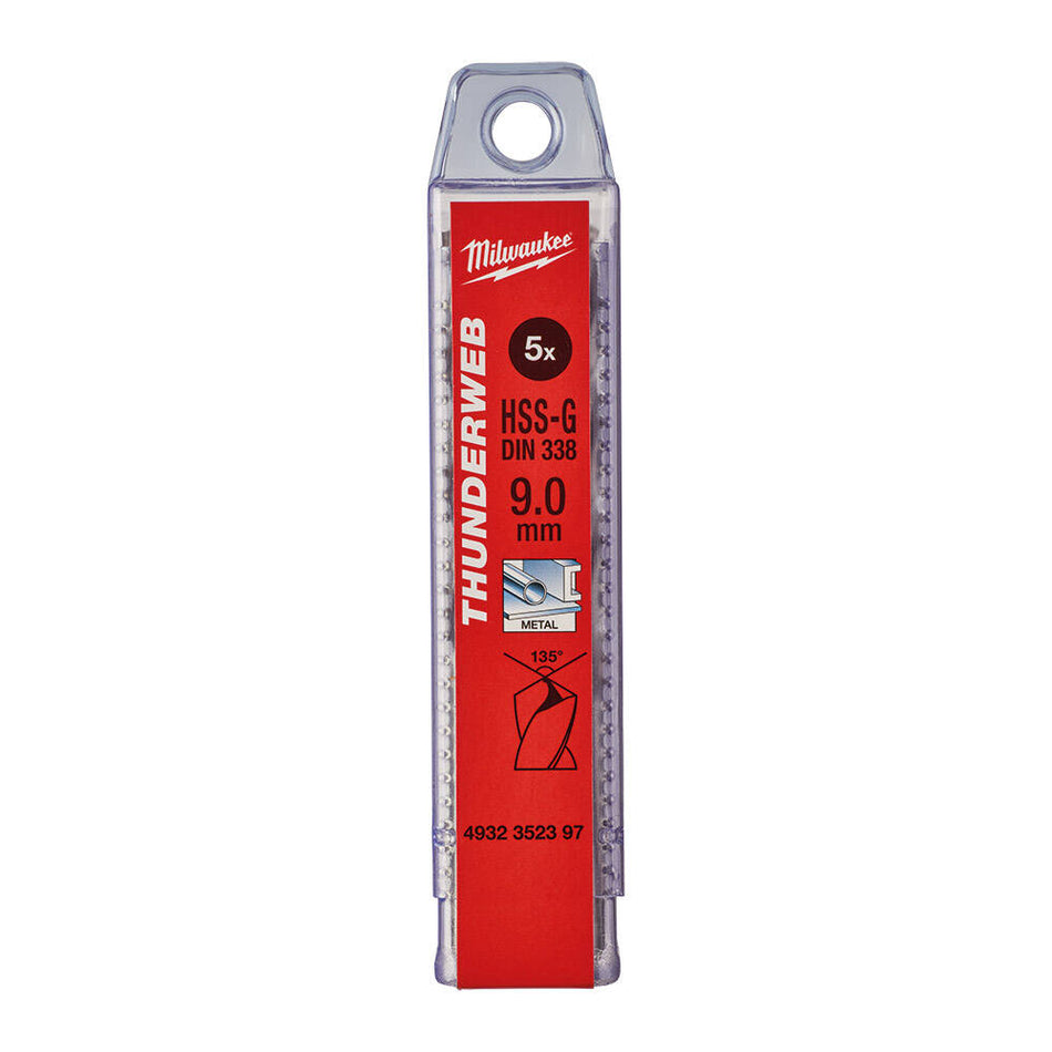 Milwaukee 4932352397 9.0x125 mm Thunderweb Serisi Metal Matkap Ucu