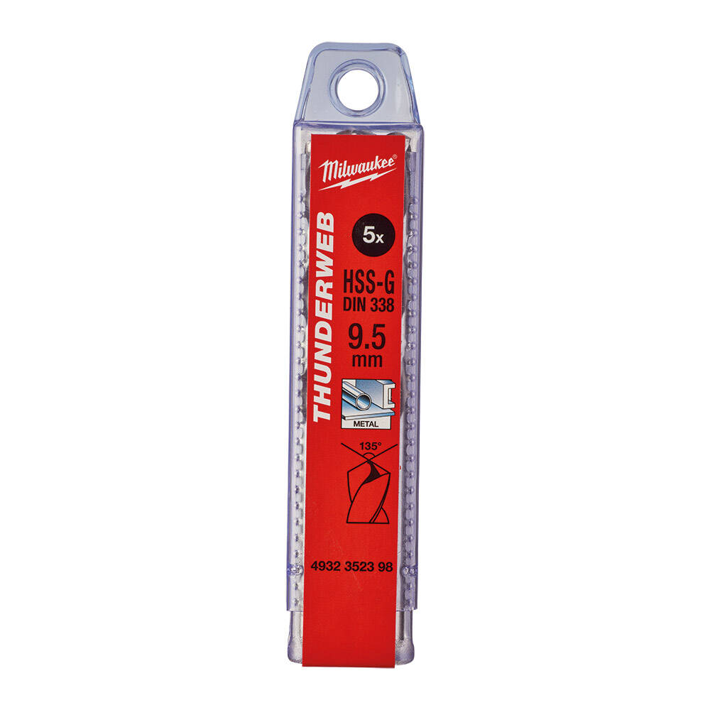 Milwaukee 4932352398 9.5x125 mm Thunderweb Serisi Metal Matkap Ucu