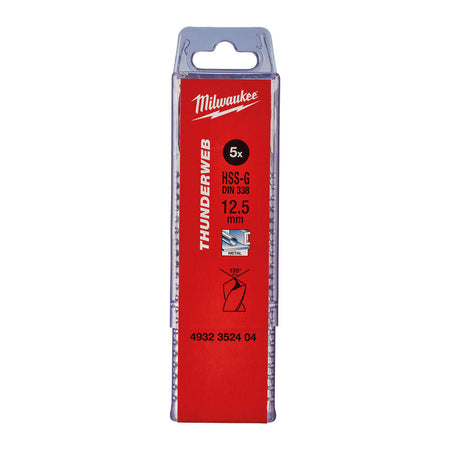 Milwaukee 4932352404 12.5x151 mm Thunderweb Serisi Metal Matkap Ucu