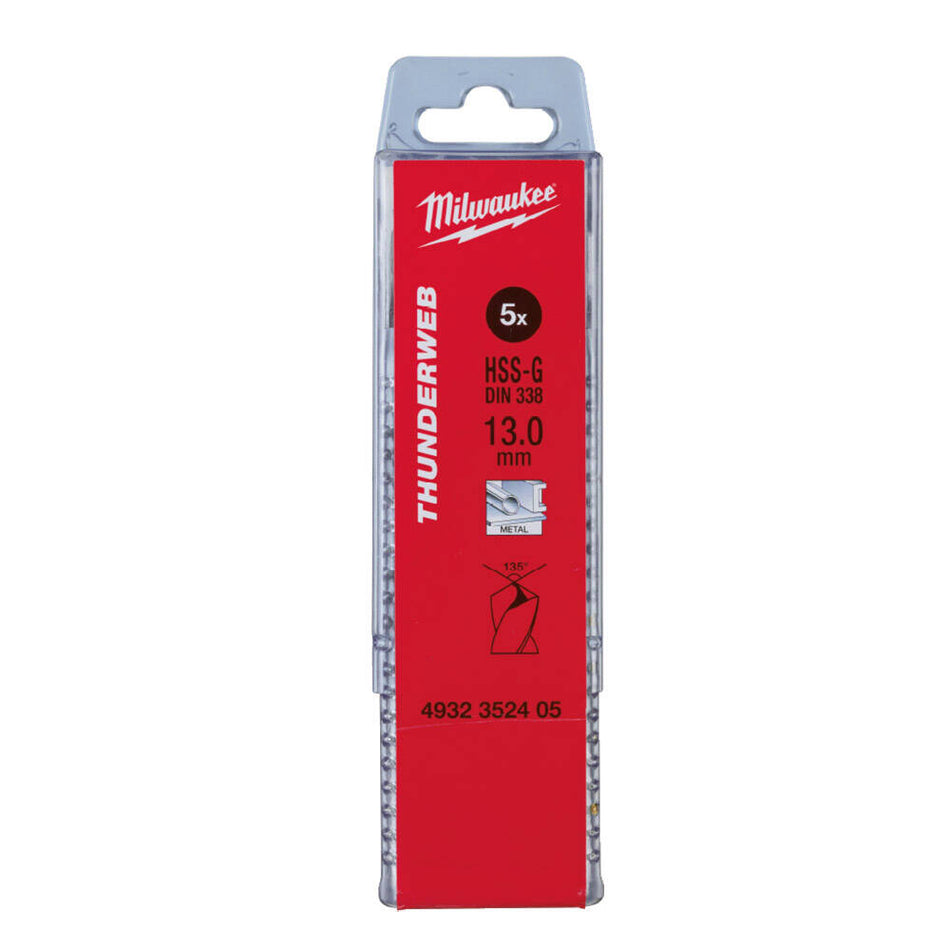 Milwaukee 4932352405 13.0x151 mm Thunderweb Serisi Metal Matkap Ucu
