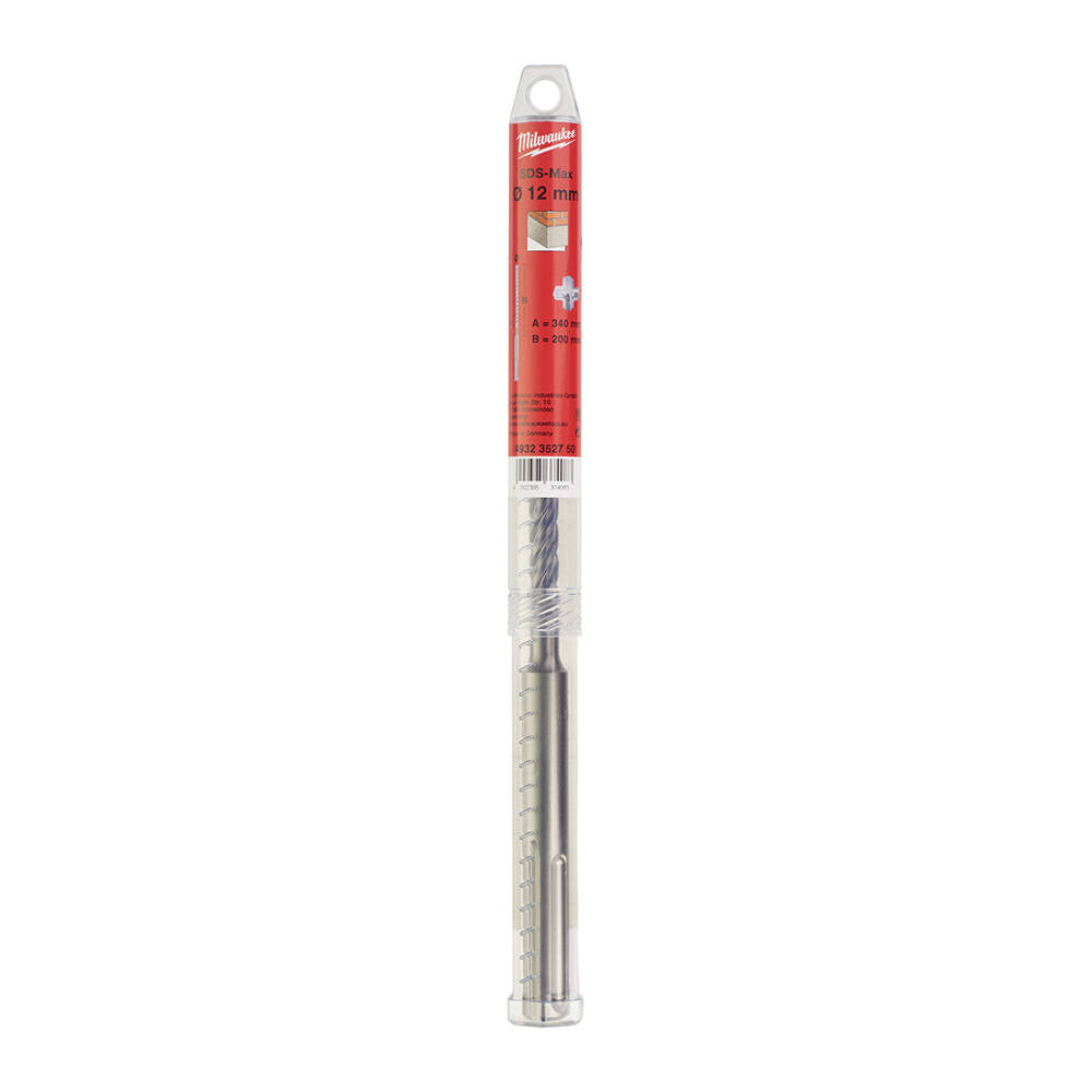 Milwaukee 4932352750 12x340 mm SDS-Max Elmas Uçlu Matkap Ucu