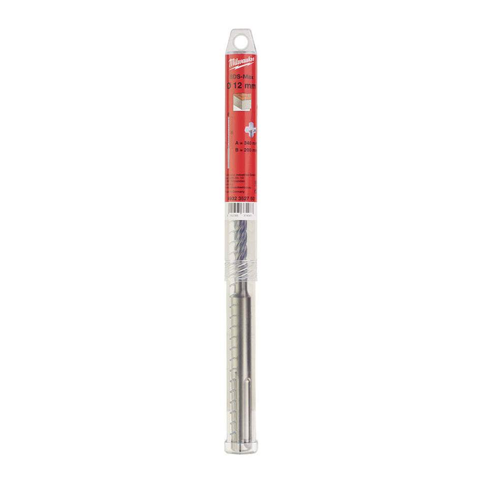 Milwaukee 4932352750 12x340 mm SDS-Max Elmas Uçlu Matkap Ucu