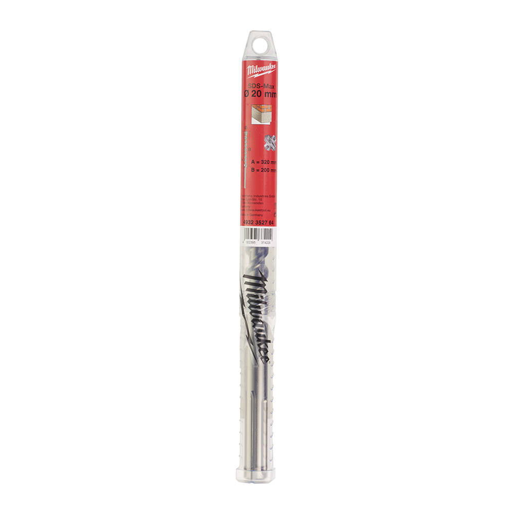 Milwaukee 4932352764 20x320 mm SDS-Max Elmas Uçlu Matkap Ucu