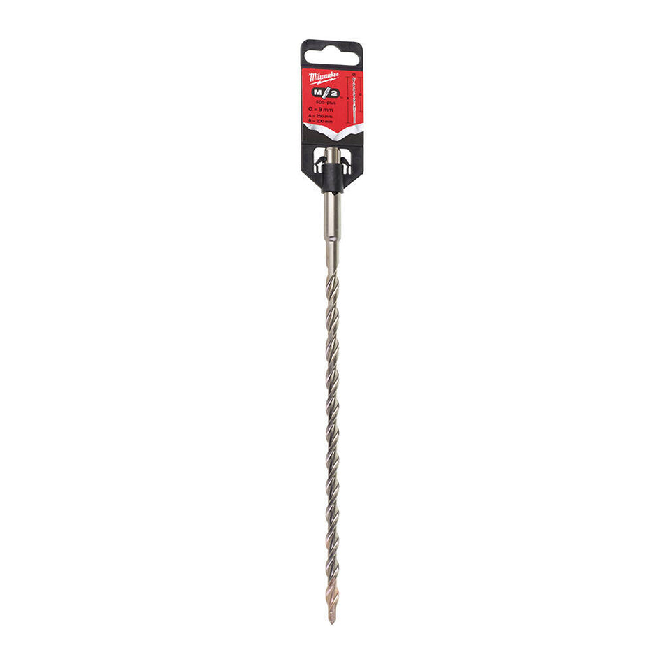 Milwaukee 4932353821 8x260 mm SDS-Plus MS2 Seri 2 Elmaslı Matkap Ucu