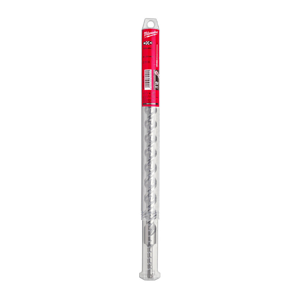 Milwaukee 4932356509 25x450 mm SDS-Plus MX4 Serisi 4 Elmaslı Matkap Ucu
