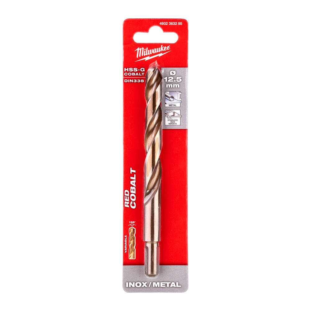 Milwaukee 4932363285 12.5x151 mm Altın Serisi HSS-G Co Metal Matkap Ucu