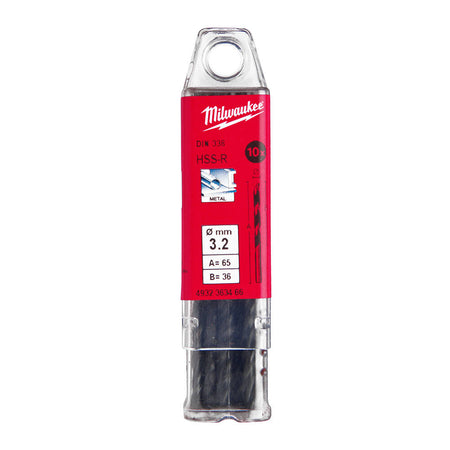 Milwaukee 4932363466 3.2x65 mm HSS-R Metal Matkap Ucu