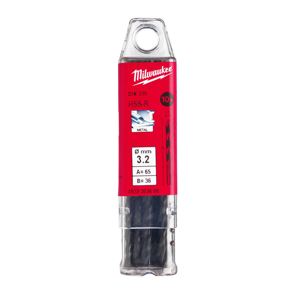 Milwaukee 4932363466 3.2x65 mm HSS-R Metal Matkap Ucu