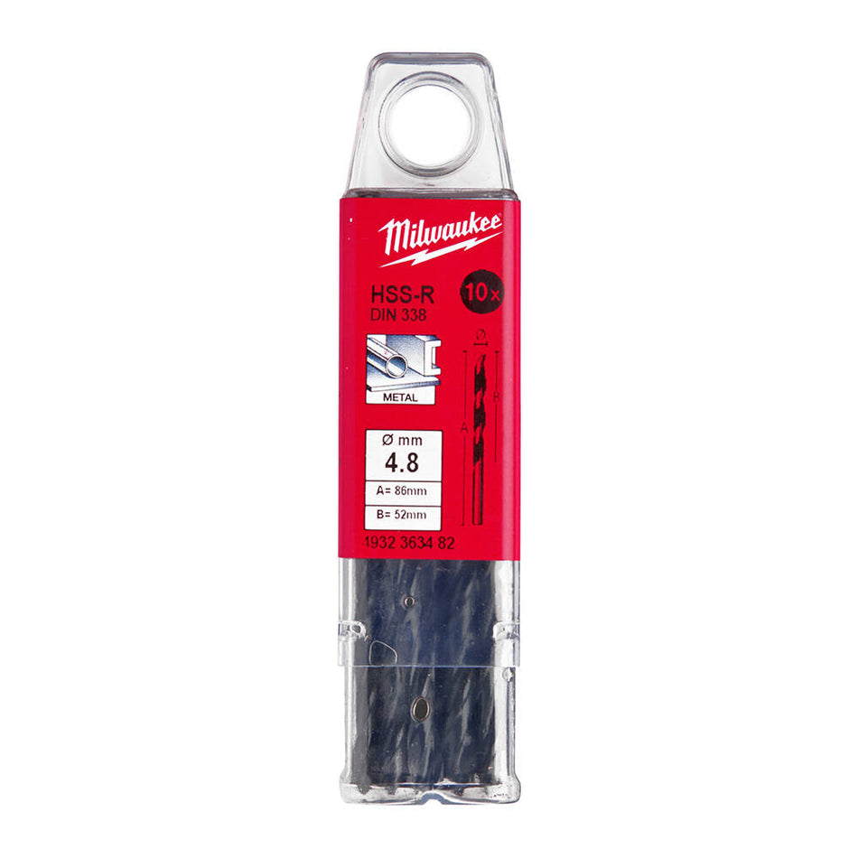 Milwaukee 4932363482 4.8x86 mm HSS-R Metal Matkap Ucu