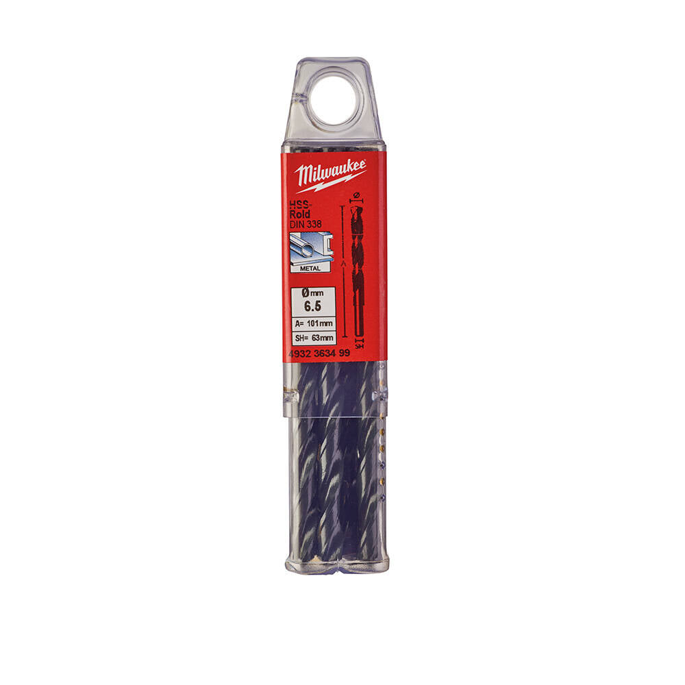 Milwaukee 4932363499 6.5x101 mm HSS-R Metal Matkap Ucu