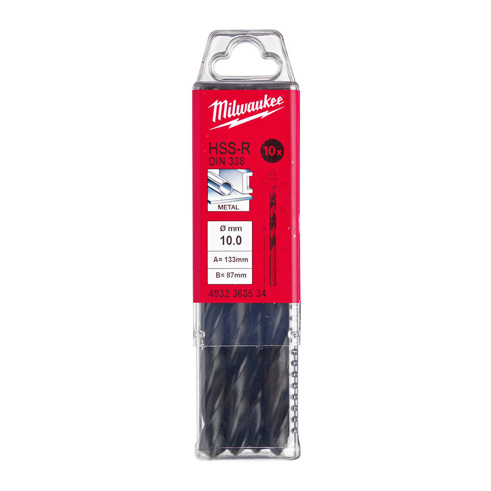 Milwaukee 4932363534 10.0x133 mm HSS-R Metal Matkap Ucu