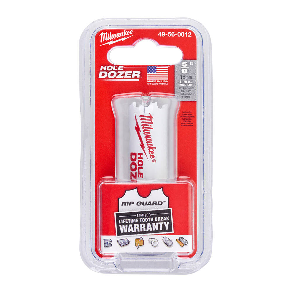 Milwaukee 49560012 16 mm %8 Kobaltlı Bi-Metal Endüstriyel Seri Panç