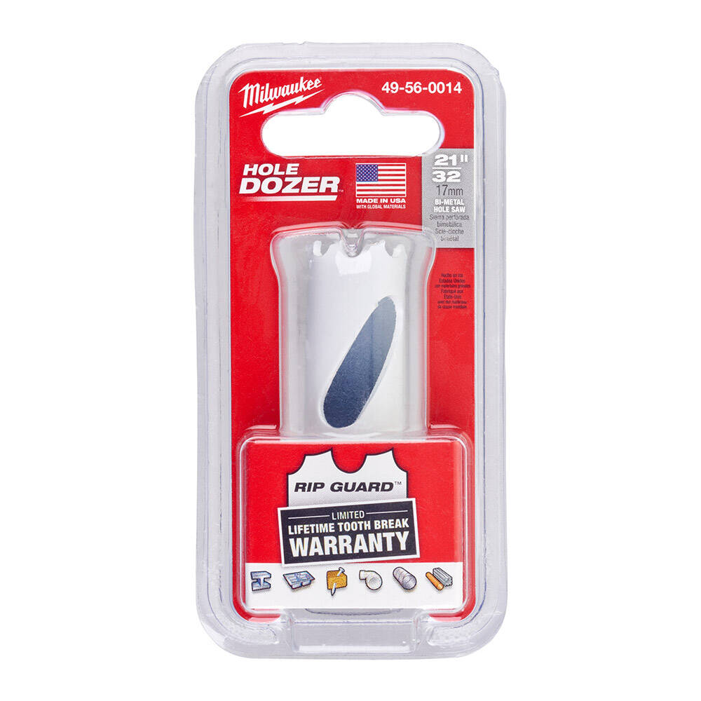 Milwaukee 49560014 17 mm %8 Kobaltlı Bi-Metal Endüstriyel Seri Panç