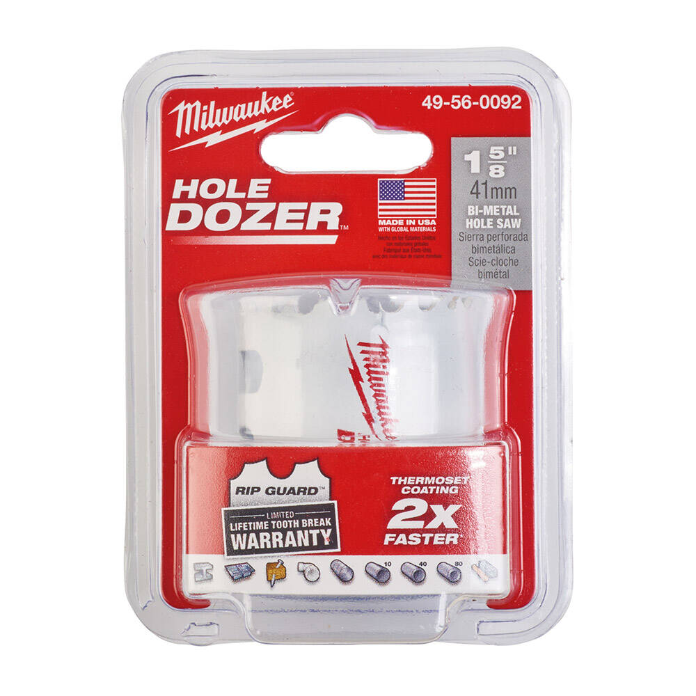 Milwaukee 49560092 41 mm %8 Kobaltlı Bi-Metal Endüstriyel Seri Panç