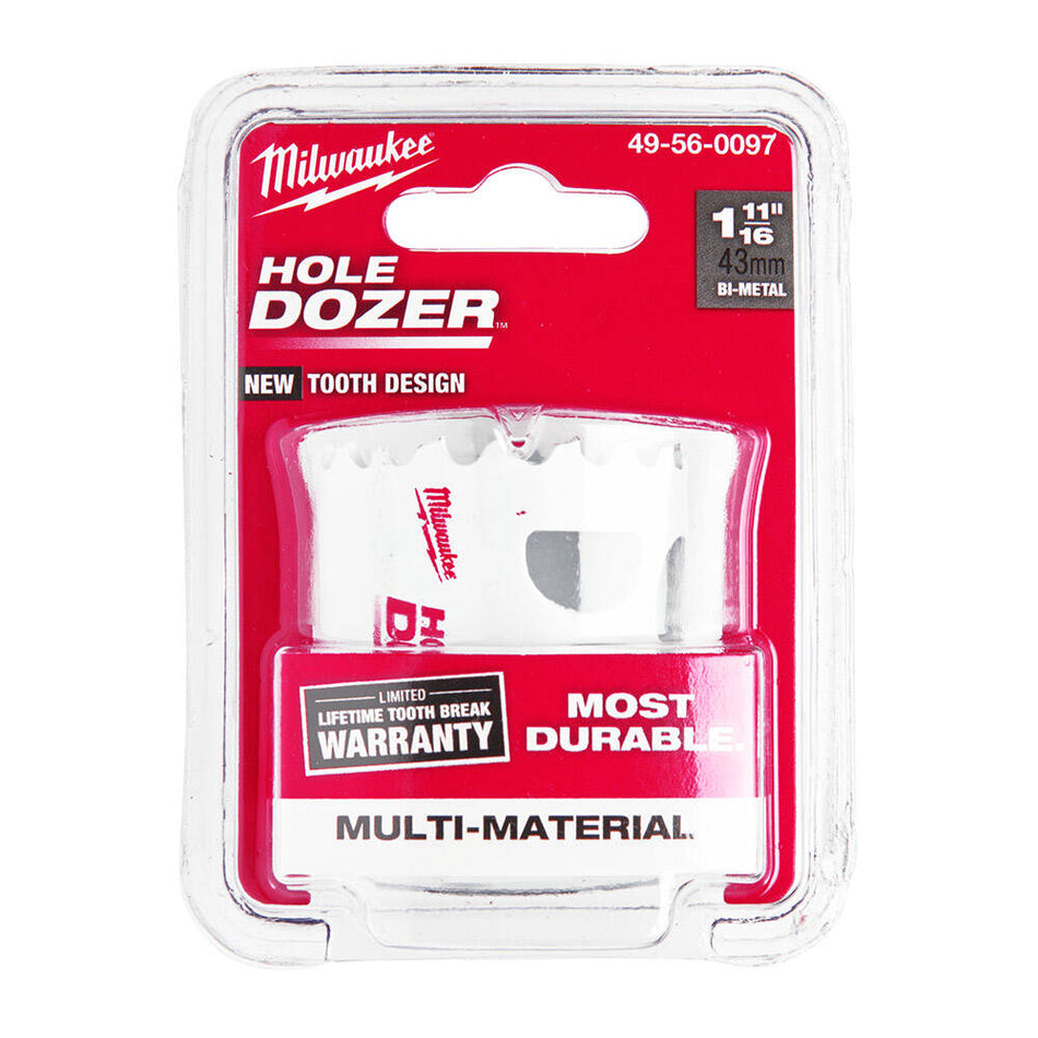 Milwaukee 49560097 43 mm %8 Kobaltlı Bi-Metal Endüstriyel Seri Panç