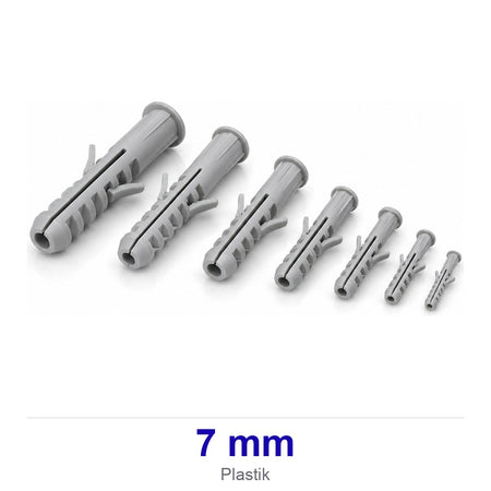 Plastik Beyaz Dübel 7 mm