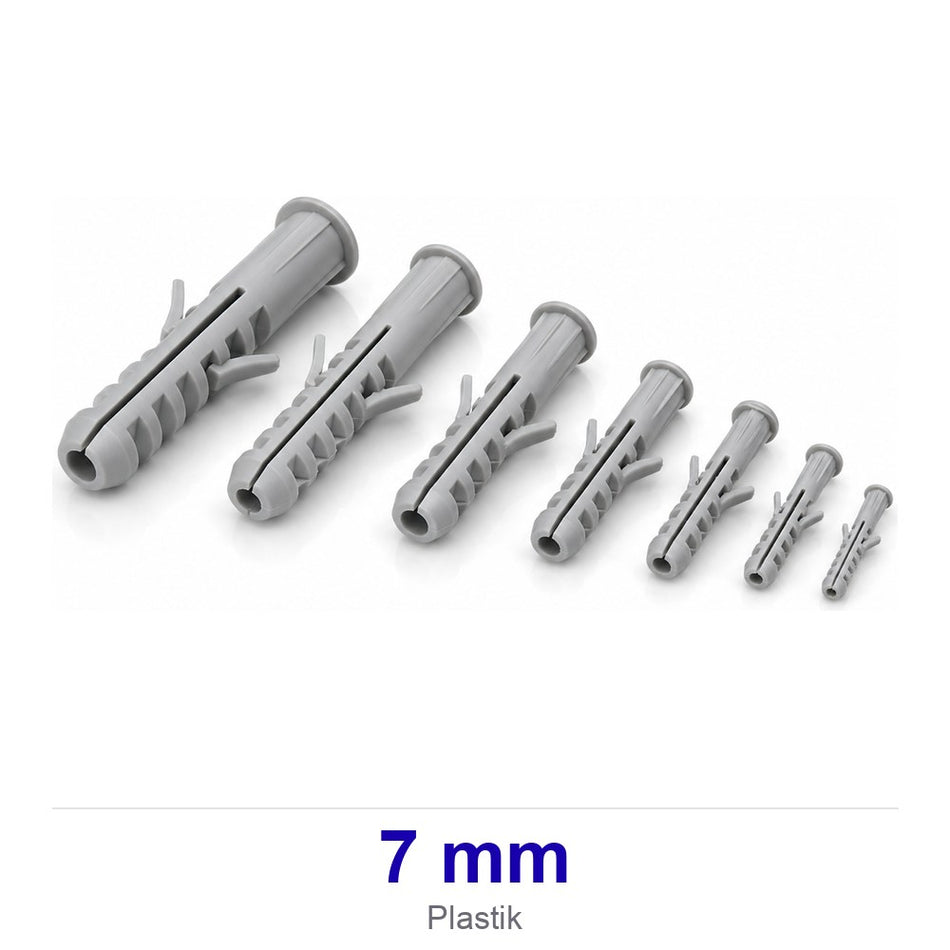 Plastik Beyaz Dübel 7 mm