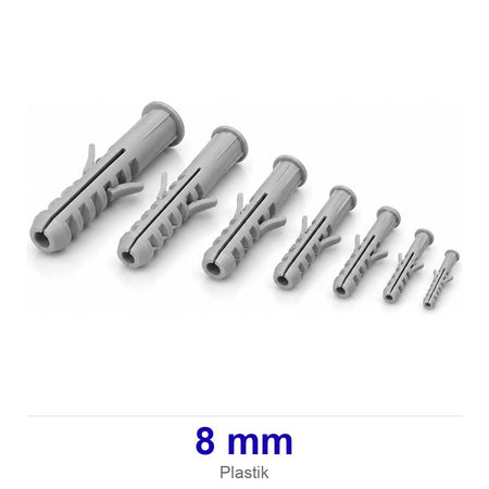Plastik Roket Dübel 8 mm
