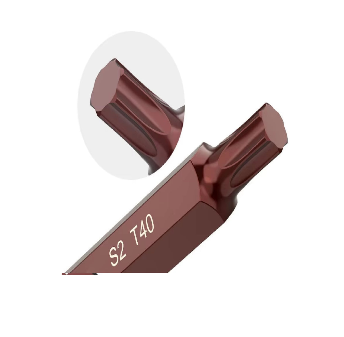 Rico 005-KK1161 T40 Uzun Torx Bits Uç Kaplamalı S2 Çelik