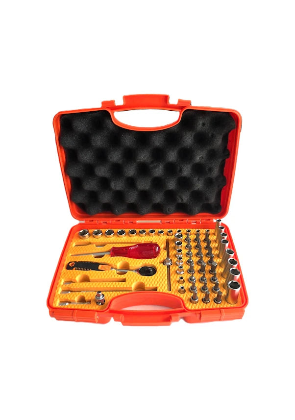 Rico 006-RC1012 1/4'' 60 Parça 6 Köşe Lokma Takımı Seti