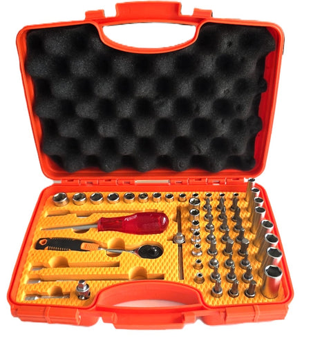 Rico 006-RC1012 1/4'' 60 Parça 6 Köşe Lokma Takımı Seti