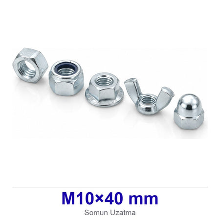 Somun M10×40 mm Uzatma