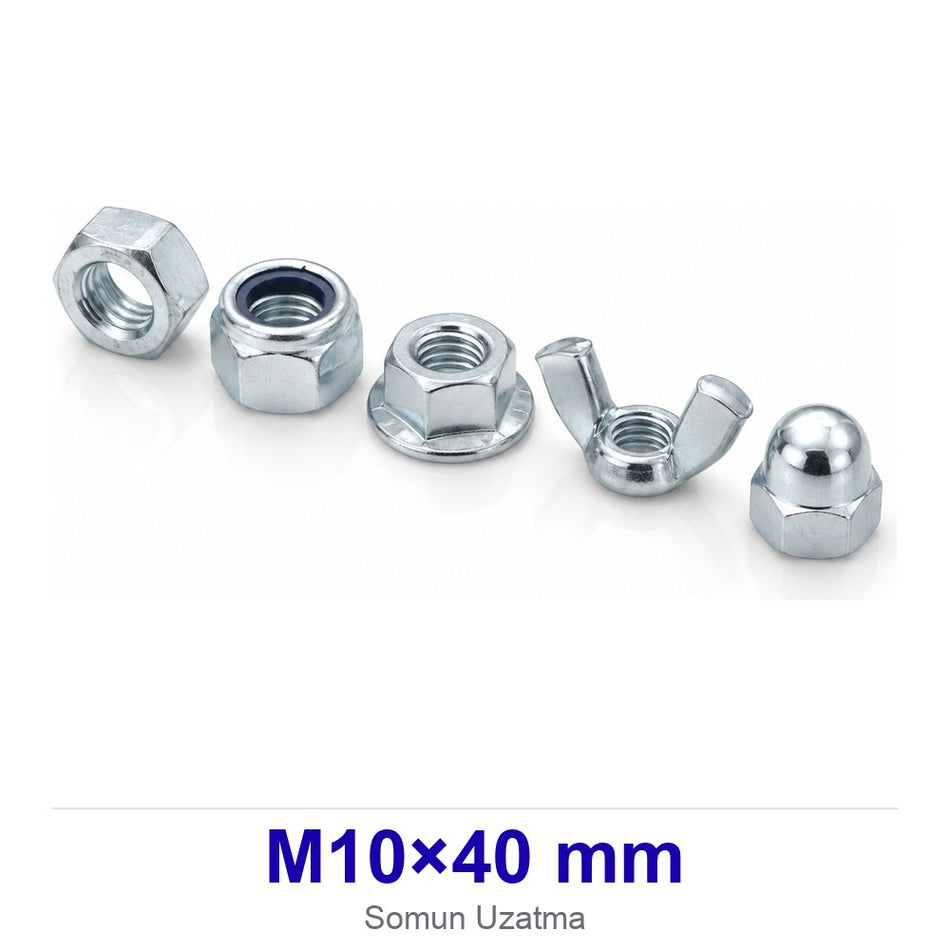 Somun M10×40 mm Uzatma