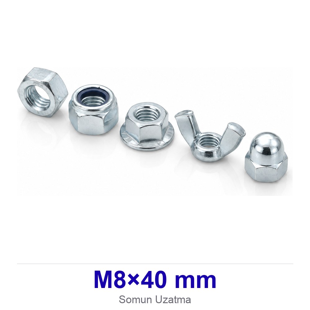Somun M8×40 mm Uzatma