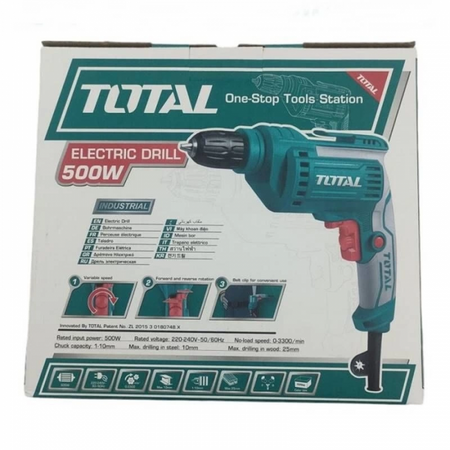 Total TD2051026-2 500W Elektrikli Darbesiz Matkap 10mm