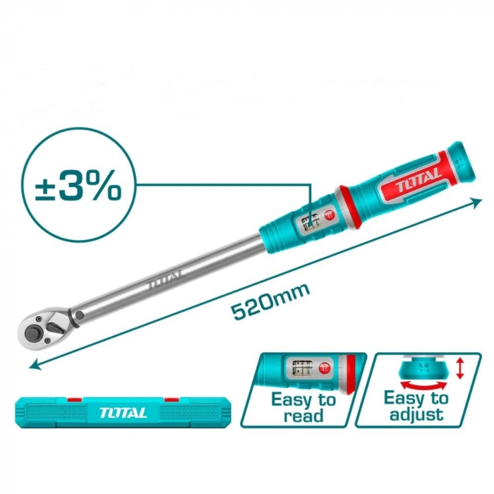 Total THPTW1220N6 1/2 Tork Anahtarı 40-220 Nm