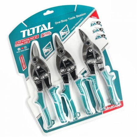 Total THT520106K 250mm 3'lü Sac Kesme Makas Seti