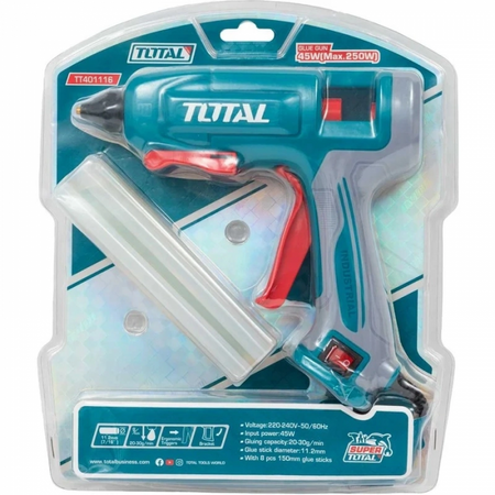 Total TT401116 250W Profesyonel Sıcak Mum Silikon Tabancası
