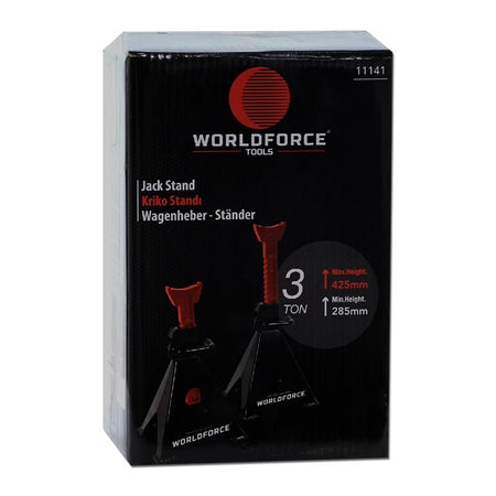 WorldForce 11141 Kriko Standı (Araç Altı Sehpa) 3 Ton 2'li Set